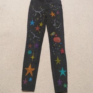 ONE OF A KIND ❤ Hand painted jeans